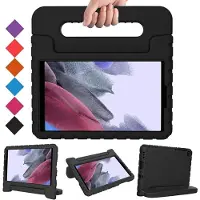Ntech Hoes Geschikt voor Samsung Galaxy Tab A8 Hoes Kinderen Zwart - Hoes Geschikt voor Samsung Galaxy Tab A8 (2021 / 2022) kinderen Hoes - Backcover hoes met handvat - Ntech