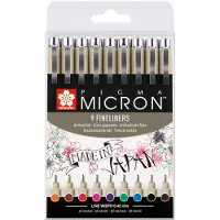Sakura Pigma Micron - 05 etui - 9 kleuren