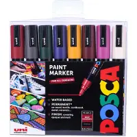Posca Pc5m-medium Tip Deep Marker Pen 8 Units Veelkleurig Kinderen