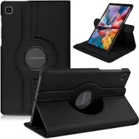 Ntech Hoesje Geschikt Voor Samsung Galaxy Tab A7 Lite Hoes bookcase - Galaxy Tab A7 Lite hoes 8.7 360 draaibare case Hoesje - Zwart