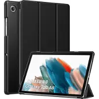 Ntech Hoes Geschikt voor Samsung Galaxy Tab A8 (2021 & 2022) hoes – tri-fold bookcase met auto/wake functie - 10.5 inch – Zwart