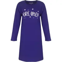 Temptation Dames Nachthemd - Bigshirt - Lila - Maat M