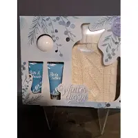 Source Balance geschenk set vrouwen verjaardag - moeder dag - leuk geschenk - kado - kerst geschenk vanille - body lotion - douche gel - waterkruik - bruisbal - winter charm blauw