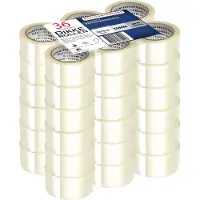 Discountershop Verpakkingstape Transparant 50mm x 66m - 36 Rollen - PP High Tack Low Noise Acryl Tape - Ideaal voor Langdurige en Koude Opslag - Temperatuurbestendig - Asgatdiameter 78mm