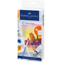 Faber-Castell waterverf set - tubes 9ml - 12 stuks - assorti kleuren - FC-169612