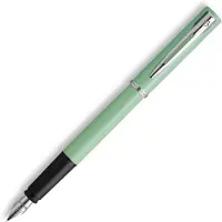 Waterman Allure vulpen | muntgroene pastelkleurige lak | fijne punt | blauwe inkt | Met geschenkdoos