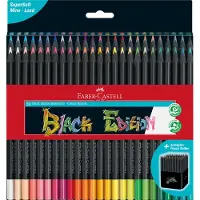 Faber-Castell Zwarte editie kleurpotloden set - 50 stuks, assortiment