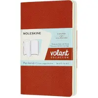 Moleskine Volant Journals - Pocket - Blanco - Oranje/Blauw
