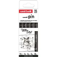 Uniball Pin Fine Line 5-set Tattoo Art