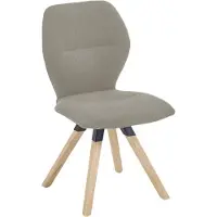 NIEHOFF SITZMÖBEL Merlot design stoel driepoot frame massief hout/stof Venetië