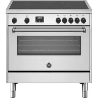 Bertazzoni MPL95I1EXC fornuis 5-pits inductie fornuizen - rvs zuinig energieklasse A - 90 cm breed inductiefornuis