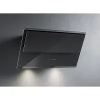 Falmec VERSO55BLE wand afzuigkap zwart, 55 cm. breed zuinig energieklasse A