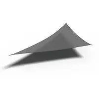 Platinum sun & shade Schaduwdoek Driehoek Coolfit Grijs 570 X 400 X 400 Cm
