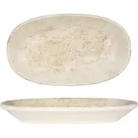 Bonna Serveerschaal nacrous porselein 15x8.5 cm set van 2