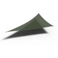 Platinum Sun & Shade - Coolfit - Schaduwdoek – Driehoek - 570x400x400cm – Olijf – 5 jaar garantie - 95% UV protectie – Sterk geweven 285 g/m² - Hoge kleurechtheid