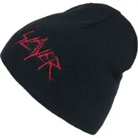 Slayer Beanie - Scratched Logo - zwart - Maat Standard