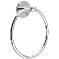 Aqualine Samba handdoekhouder cirkel, chroom