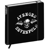 Rock Off Avenged Sevenfold - Death Bat Crest Notitieboek - Zwart