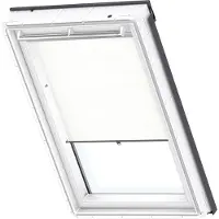 Velux rolgordijn lichtdoorlatend met haakjes RHL UK00 1028 wit