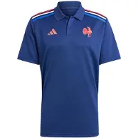Adidas Tricot 'France Rugby Home Supporter' donkerblauw / pink / wit