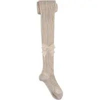 Condor Maillot Rib Lurex/Glitter Met Grosgrain Strik | 3420/1 | Linen/Beige/Goud (313) | 12-24 mnd | maat 2