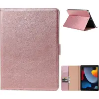 Ntech iPad 2021 hoes Bookcase Premium Luex Leren case Rose Goud - iPad 2020 hoes - iPad 2019 hoes Luex 10.2 inch - hoes iPad 2021 / -ipad hoes 7e generatie hoesje - Portemonnee cover