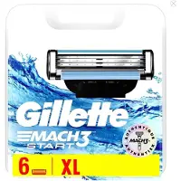 Procter & Gamble Mach3 Lames de recharge Pour Homme Lames de Rasoir Mach3 Start 6 lamé
