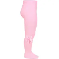 Condor Maillot Basic Met Grosgrain Strik | 2482/1 | Barbie Roze/Fel Roze (568) | 3-6 mnd | maat 00