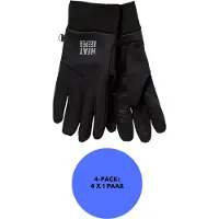 Heat Keeper Heatkeeper - Thermo Handschoenen - Unisex - Zwart - S/M - 4-Paar - Handschoenen winter
