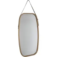 5 Five Rechthoekige hangende spiegel, 77 x 43 cm, houten frame