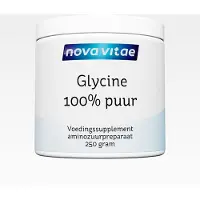 Nova vitae - Glycine - Poeder - 100% Puur - Collageen Ondersteuning - Slaap en Ontspanning - 250 gram