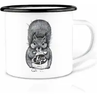 Ligarti Mok emaille - eekhoorn Chip -