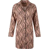 Lingadore Night Nachthemd Smoke | Maat: S | Kleur: Roze/Print