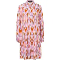Comma Blousejurk lila / lichtroze / rood / wit