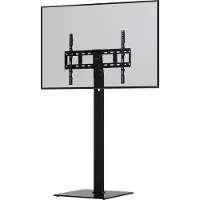 Auronic TV Standaard – Verstelbaar & Draaibaar – Max 60 kg – Voor 37-90 inch – 61 x 41 x 136,5 cm – Zwart