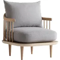 &tradition Fly Chair SC10 witgeolied eiken, lichtgrijs
