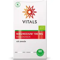 Vitals 2x Magnesium Biologisch 100mg 60 Capsules
