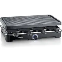 Severin RG 9670 Raclettegrill 1400 W zwart voor 8 personen