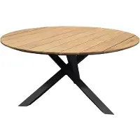 AVH-Collectie San Jose dining tuintafel 150xH74 cm rond teak blad