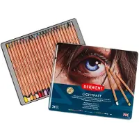 Derwent Metallic Box Lightfast Pencil 24 Units Veelkleurig Kinderen