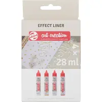 Art Creation Effect Liner Set 4 x 28 ml Standard Pearl
