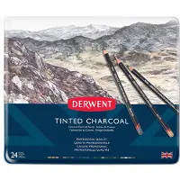Derwent Tinted Charcoal 24-set