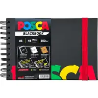 Posca blackbook schetsboek A5 met spiraal