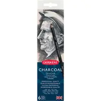 Derwent Charcoal Houtskoolpotloden 6-set