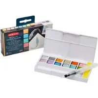 Derwent - Metallic Paint 12 Pan Palette (603058)
