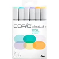 Copic Sketch 6-pack Pale Pastels