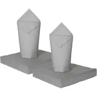 Givi Italia Feestelijke servetten - 100x - zilver - 3 laags - 33 x 33 cm