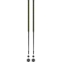 Les batons d'Alain - Skistokken - Koa voor Unisex van Wol - Maat 135 cm - Kaki