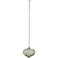Lumineo Kersthanger Ui Groen Met Verlichting D 20 H 21 Cm