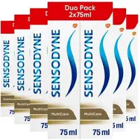Sensodyne 6x Tandpasta MultiCare Duo 2 x 75 ml